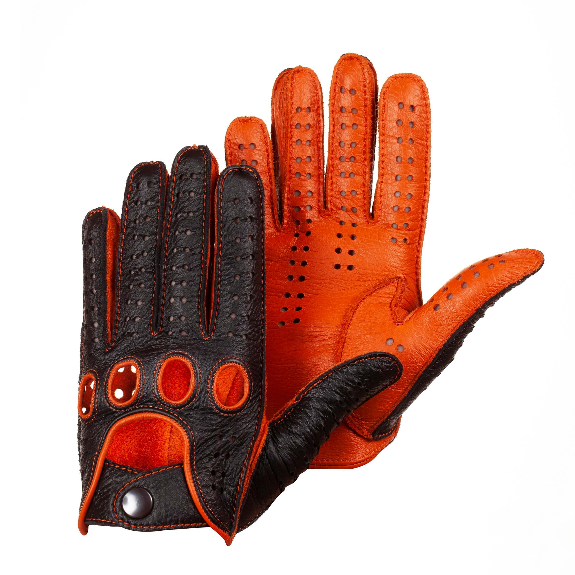 Handschuhe für's Auto aus braunem Touchscreen-Leder kaufen - Chester, 84,00  €
