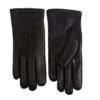 womens peccary leather gloves with cashmere lining black